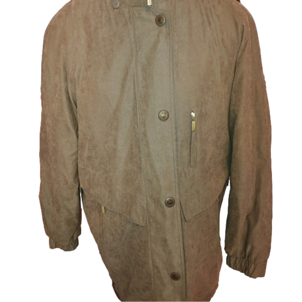 Outbrook Faux Suede Jacket Coat S
